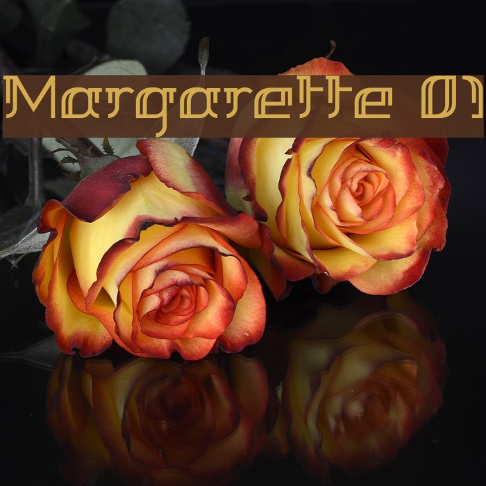 Margarette 01 Font examples