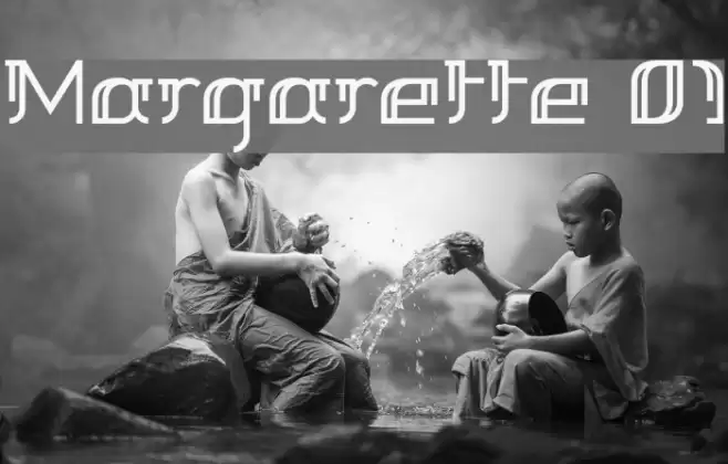 Margarette 01 Font examples