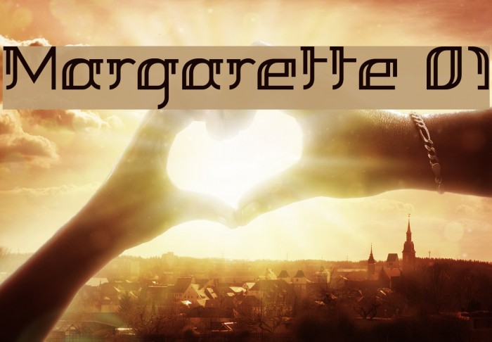 Margarette 01 Font examples