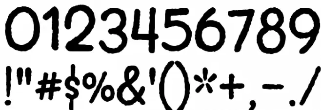 Margarine Font OTHER CHARS