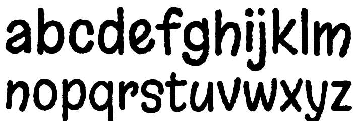 Margarine Font LOWERCASE