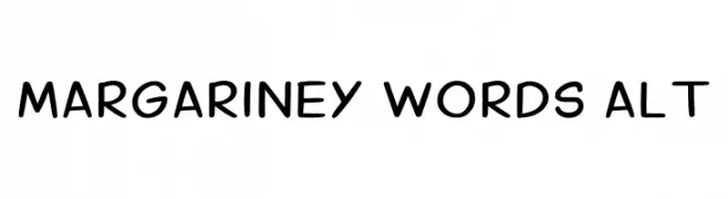 Margariney Words Alt  Fuentes Gratis Descargar