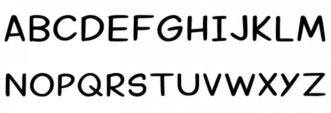 Margariney Words Alt 字体 大写