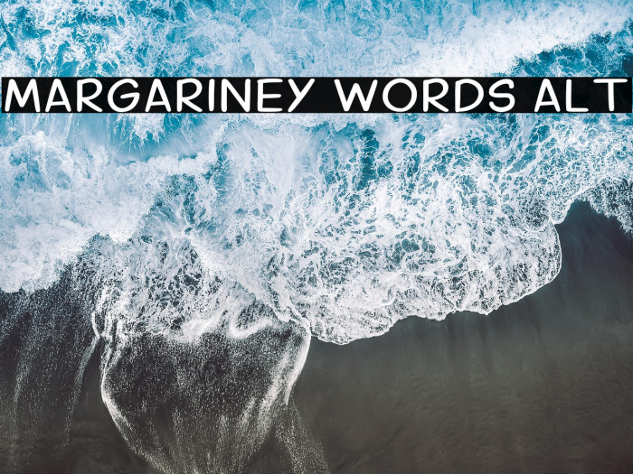 Margariney Words Alt Example 1
