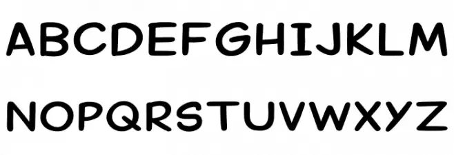 Margariney Words Bold फ़ॉन्ट लोअरकेस