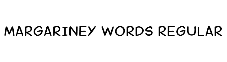 Margariney Words Regular  لخطوط تنزيل