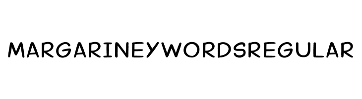 Margariney Words Regular  Fuentes Gratis Descargar