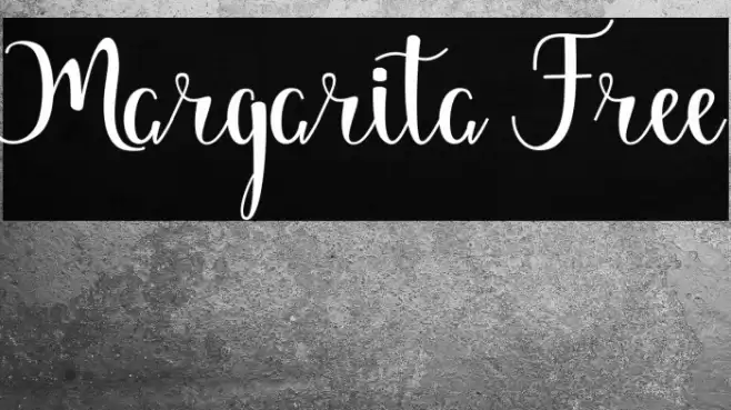 Margarita Free Font examples