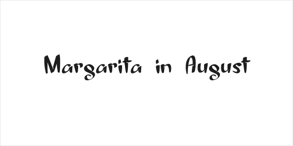 Margarita in August Logo