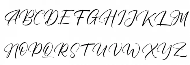 Margaritha Tropicana FREE Font OTHER CHARS