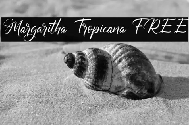 Margaritha Tropicana FREE Font examples