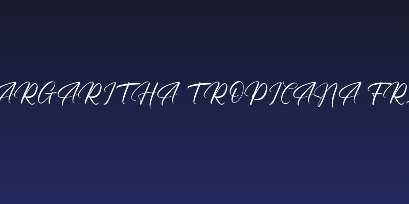 Margaritha Tropicana FREE Social Header