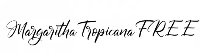 MargarithaTropicanaFREE  Fuentes Gratis Descargar