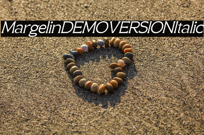 Margelin DEMO VERSION Italic Example 1