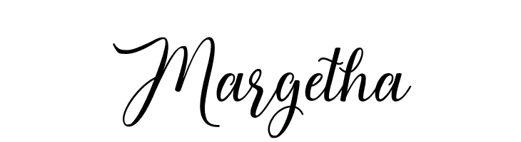 Margetha  font caratteri gratis