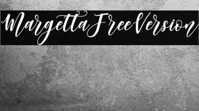 MargettaFreeVersion Font examples