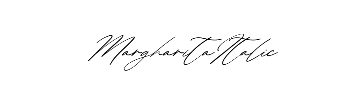 Margharita Italic  नि: शुल्क फ़ॉन्ट्स डाउनलोड