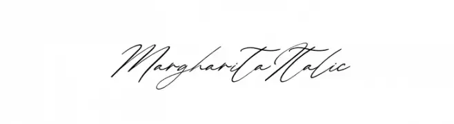 Margharita Italic  Descarca Fonturi Gratis