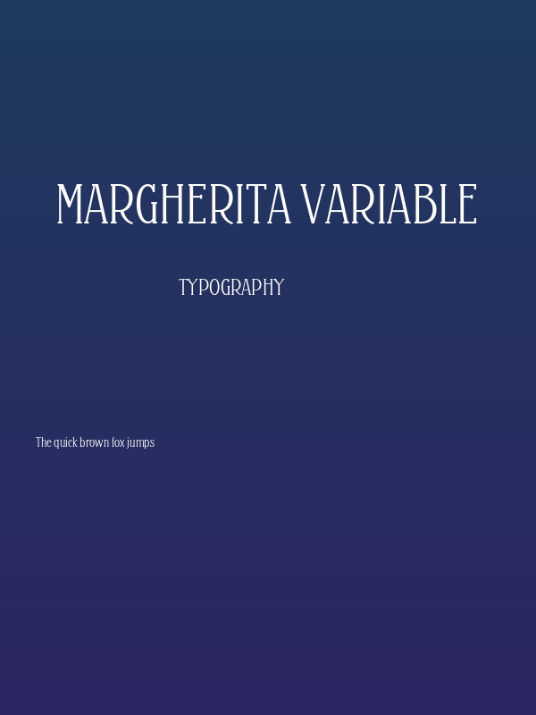 Margherita Variable Poster