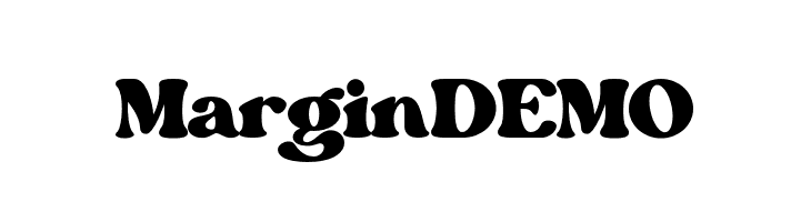 Margin DEMO  フリーフォントのダウンロード