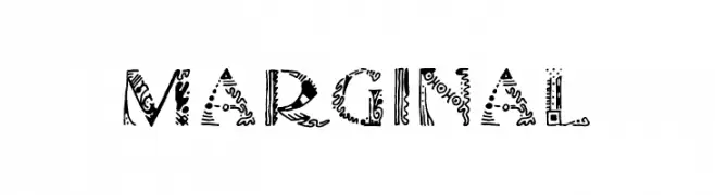 Marginal  Frei Schriftart Herunterladen