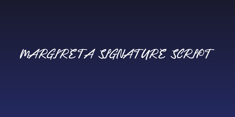 Margireta Signature Script Social Header