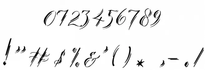 MargolineDEMO Font OTHER CHARS