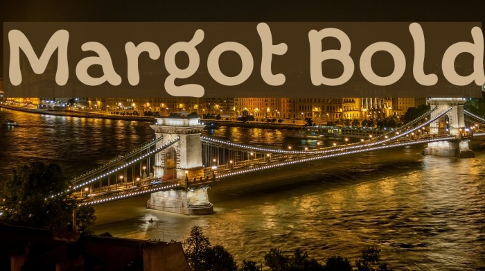 Margot Bold Font examples