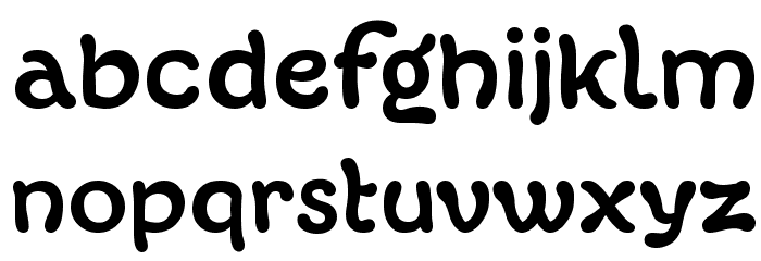 Margot Bold Font LOWERCASE