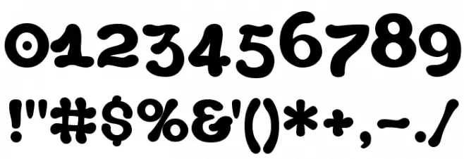 Margot Xtrafette Font OTHER CHARS