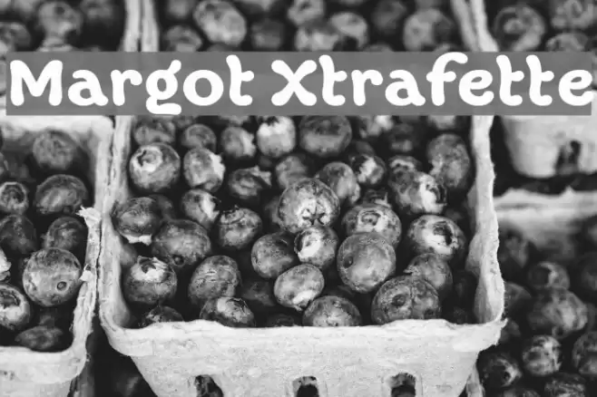 Margot Xtrafette Font examples
