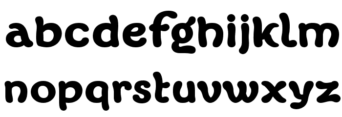 Margot Xtrafette Font LOWERCASE