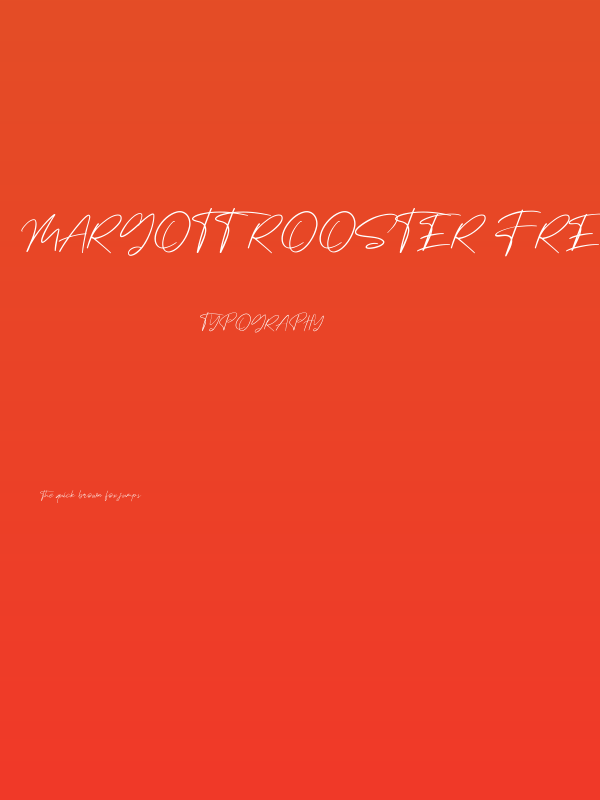 Margott Rooster Free Poster