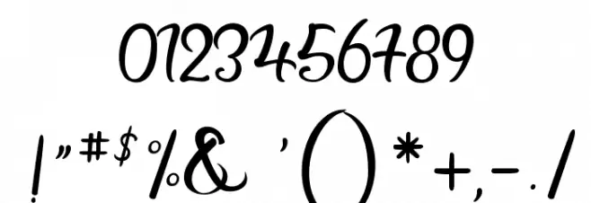 Marguaritas Font OTHER CHARS