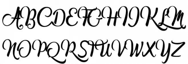 Marguaritas Schriftart Groß