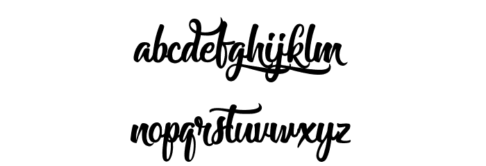Marguaritas Font LOWERCASE