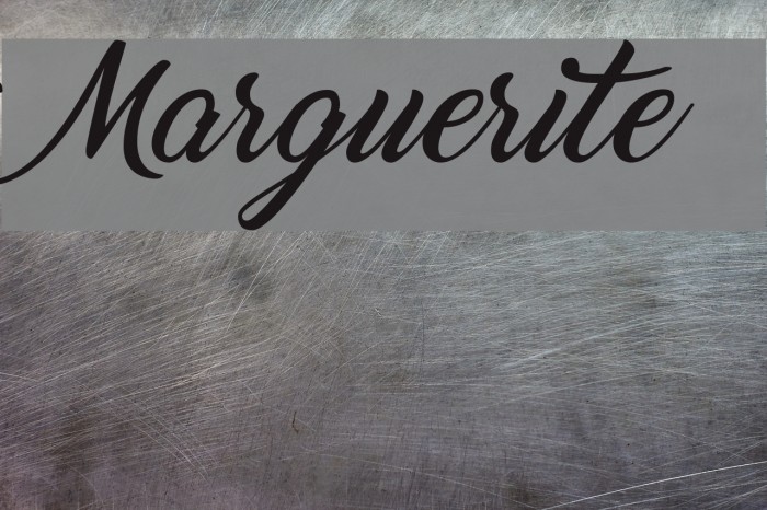 Marguerite Font examples