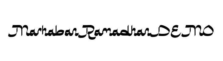 Marhaban Ramadhan DEMO  Fuentes Gratis Descargar