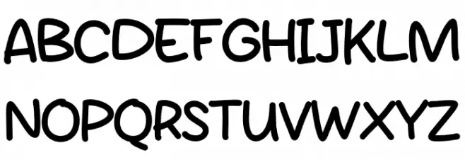 Marhiel Schriftart Groß
