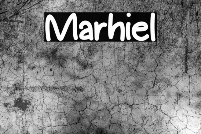 Marhiel Font examples