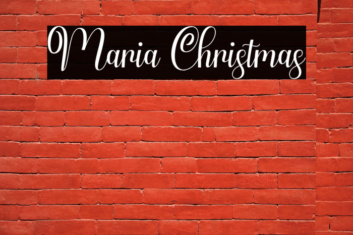Maria Christmas Example 1