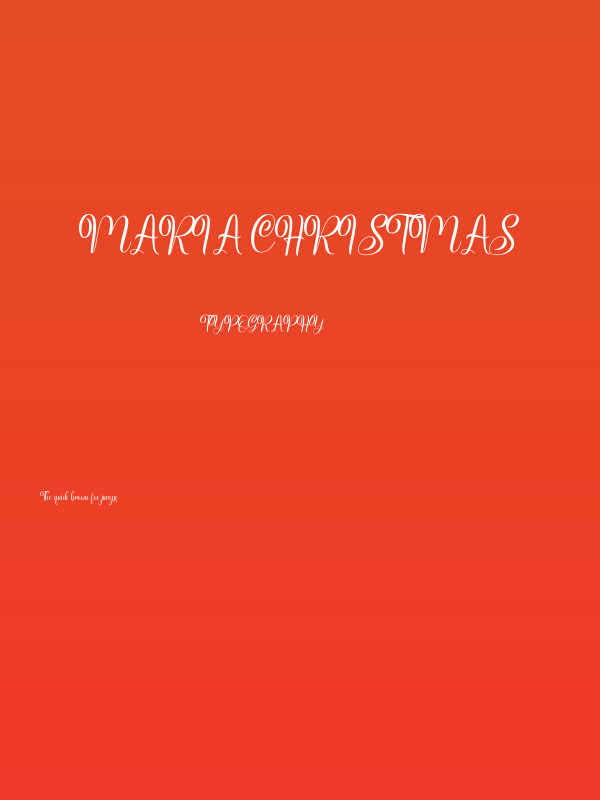 Maria Christmas Poster