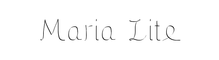 Maria Lite Font