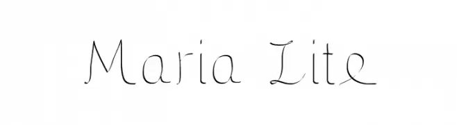 Maria Lite  Descarca Fonturi Gratis