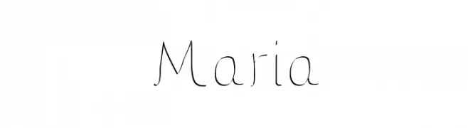 Maria  Frei Schriftart Herunterladen