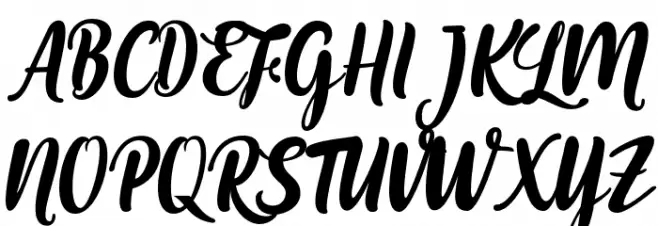 MariaAishaneScript Schriftart Groß