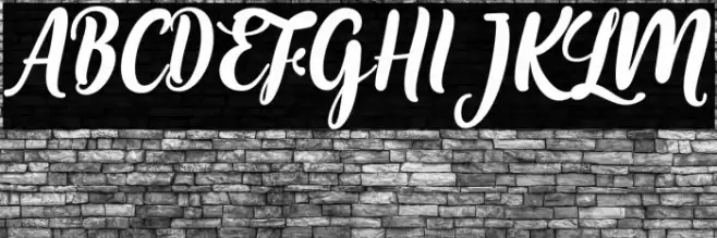 MariaAishaneScript Font examples