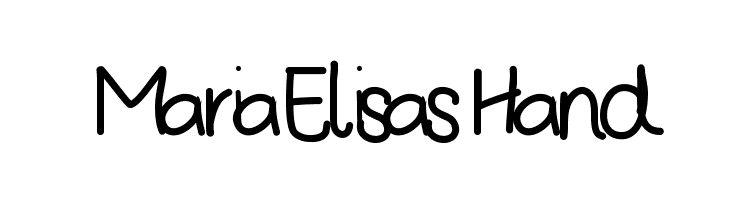 MariaElisasHand  免费字体下载
