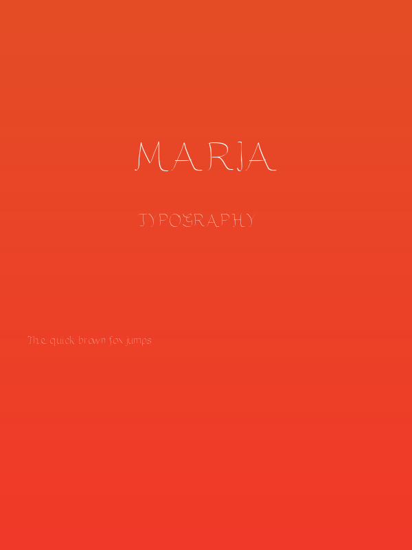 Maria Poster
