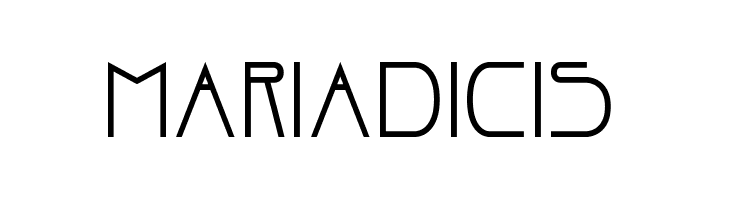 Mariadicis  Frei Schriftart Herunterladen